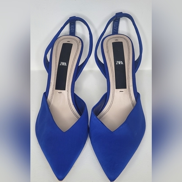 Zara blue heels, size 38 - Picture 3 of 6